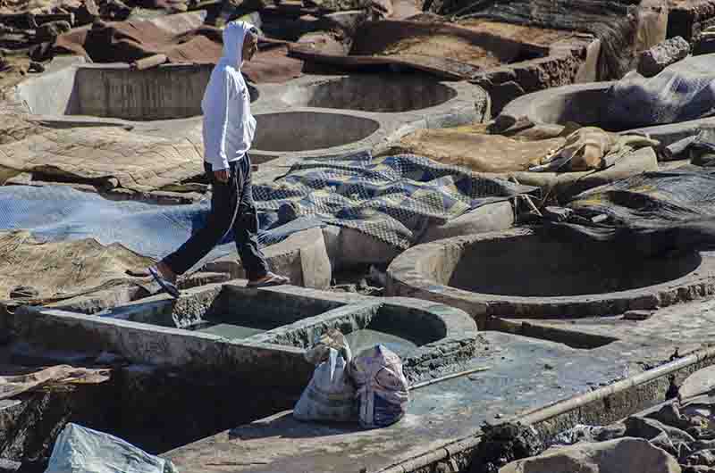 201 - Marruecos - Marrakech - curtidurias